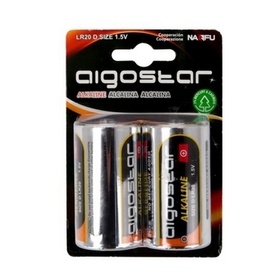 Foto principale Aigostar 2 Batterie torcia D 1,5V Alcaline