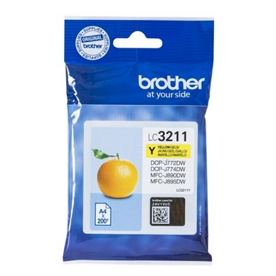 Vhbw Cartuccia Inchiostro Giallo Compatibile Brother (7ml) - Sostituisce LC3213Y Per DCP-J572DW, MFC-J491DW E Altri