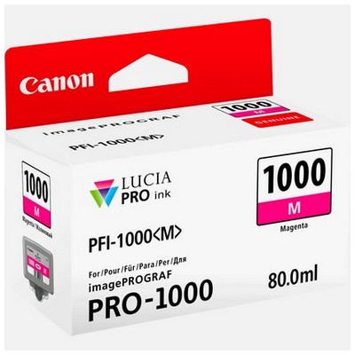 Foto principale Cartuccia Canon 0548C001 PFI-1000M originale MAGENTA