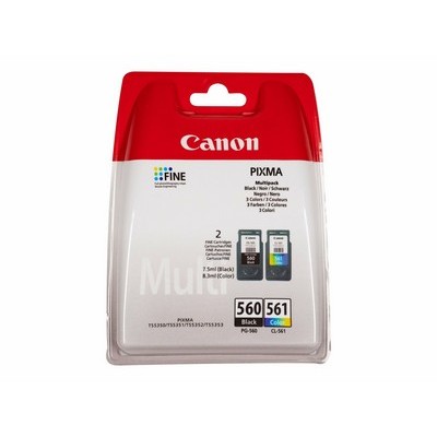 Foto principale Cartuccia originale Canon 3713C006 Multipack PG-560 / CL-561 (Conf. da 2 pz.) NERO+COLORE