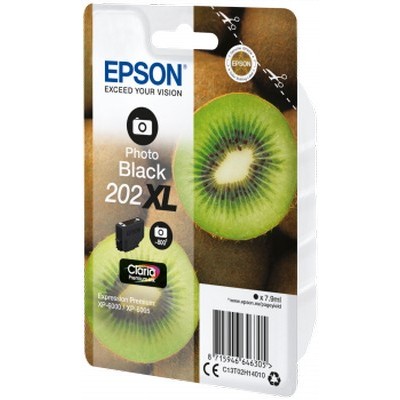 Foto principale Cartuccia Epson C13T02H14010 202 XL Kiwi originale NERO FOTOGRAFICO