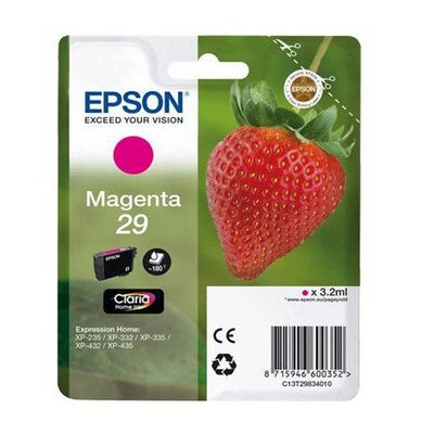 Foto principale Cartuccia Epson C13T29834010 T29 Fragola originale MAGENTA