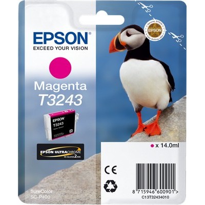 Foto principale Cartuccia Epson C13T32434010 T3243 Puffin – Pulcinella di Mare originale MAGENTA