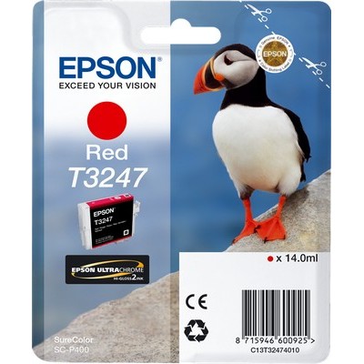 Foto principale Cartuccia Epson C13T32474010 T3247 Puffin – Pulcinella di Mare originale ROSSO