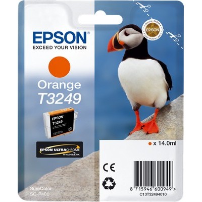 Foto principale Cartuccia Epson C13T32494010 T3249 Puffin – Pulcinella di Mare originale ARANCIONE