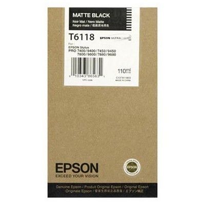 Foto principale Cartuccia Epson C13T611800 originale NERO OPACO