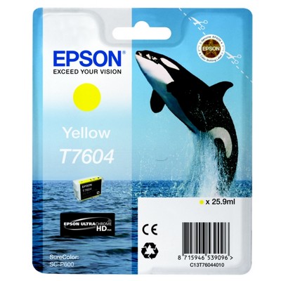 Foto principale Cartuccia Epson C13T76044010 T7604 Orca originale GIALLO