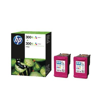 Foto principale Cartuccia Hp D8J44AE Multipack 300XL (Conf. da 2 pz.) originale COLORE