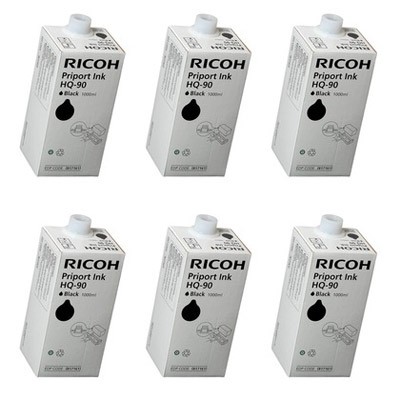 Foto principale Cartuccia originale Ricoh 817161 HQ90 (Conf. da 6 pz.) NERO