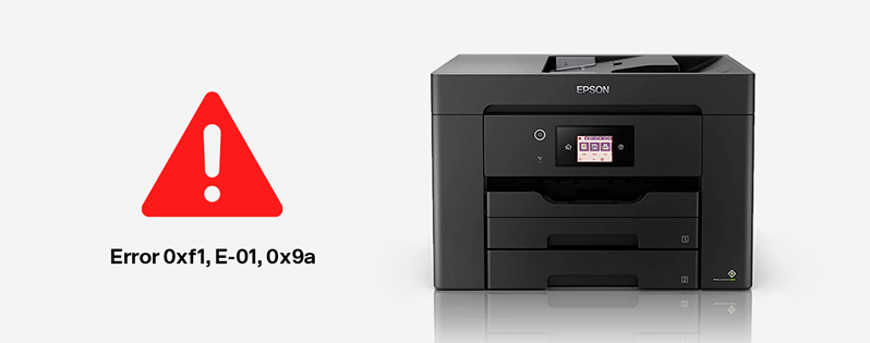 Come risolvere gli errori più comuni delle stampanti Epson: 0xf1, E-01, 0x9a