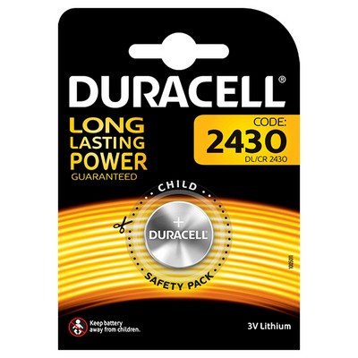 Foto principale Duracell 1 Batteria bottone CR2430 3V Litio