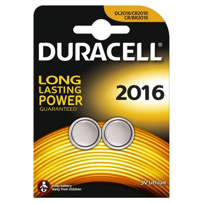 Foto principale Duracell 2 Batterie bottone CR2016 3V Litio