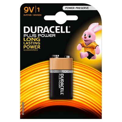 Foto principale Duracell Plus Power 1 Batteria 9V Alcaline