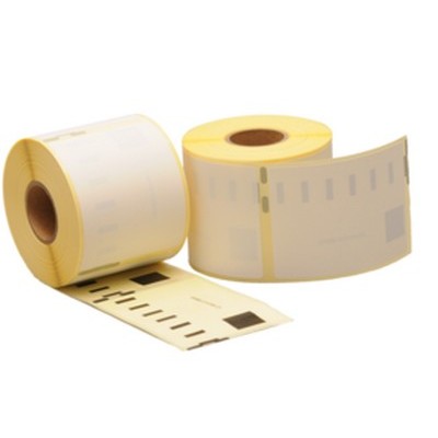 Foto principale Etichette adesive per etichettatrice compatibile Dymo S0722440 LW da 70×54 mm (Rotolo 320 etichette) BIANCO