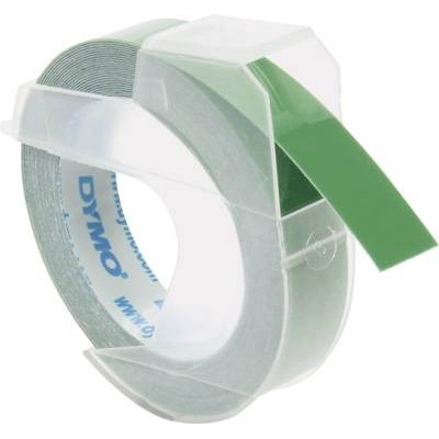 Foto principale Nastro per etichettatrice a rilievo compatibile Dymo S0898160 3D Tape da 9 mm (Rotolo 3 metri) VERDE