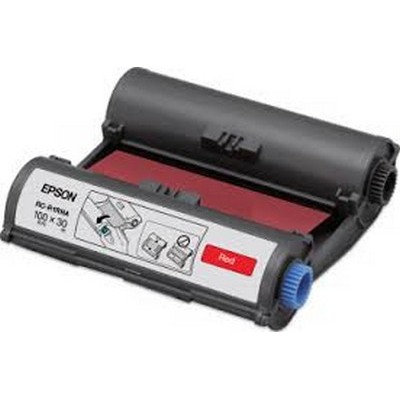 Foto principale Nastro per etichettatrice Epson C53S635004 RC-R1RNA originale ROSSO