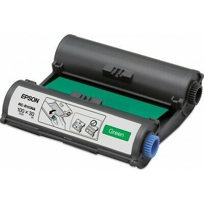 Foto principale Nastro per etichettatrice Epson C53S635005 RC-R1GNA originale VERDE