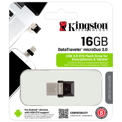 Foto principale Pen Drive 16GB Kingston USB 3.0/MicroUSB DTDUO3/16GB