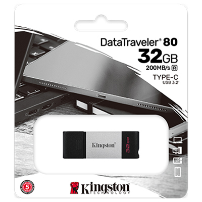 Foto principale Pen Drive 32GB Kingston USB Type-C 3.2 DT80/32GB