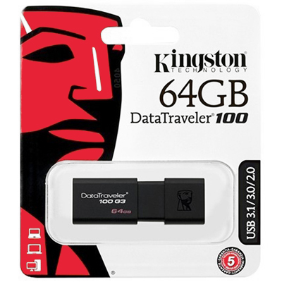 Foto principale Pen Drive 64GB Kingston USB 3.1 DT100G3/64GB