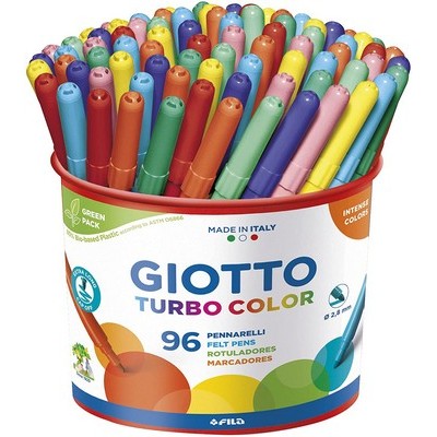 Pennarelli colorati GiottoTurbo Color 2,8 mm conf. 96 pz.