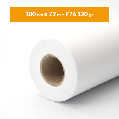 Foto principale Rotolo carta plotter A0+ bianco (100 cm x 72 m – F76 120 gr)