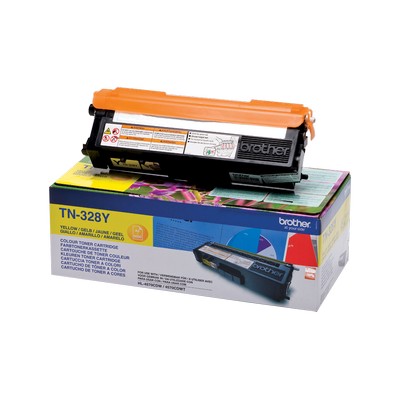 Foto principale Toner Brother TN328Y originale GIALLO