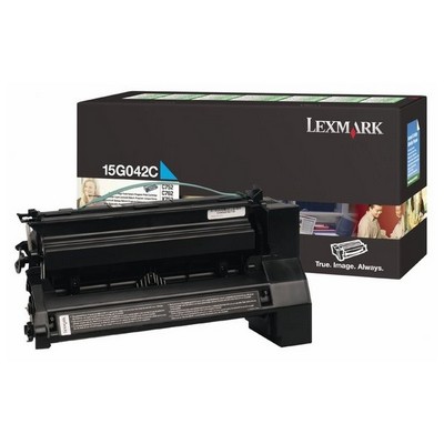 Foto principale Toner originale Lexmark 15G042C CIANO