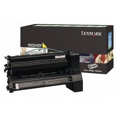 Foto principale Toner originale Lexmark 15G042Y GIALLO