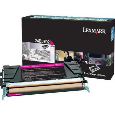 Foto principale Toner originale Lexmark 24B5702 MAGENTA