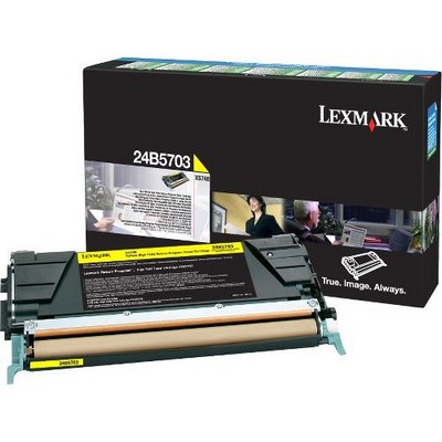 Foto principale Toner originale Lexmark 24B5703 GIALLO