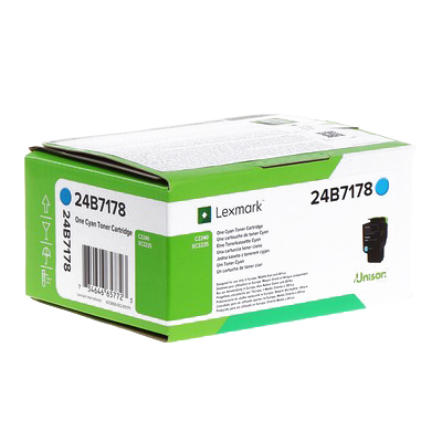 Foto principale Toner Lexmark 24B7178 originale CIANO