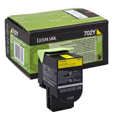 Foto principale Toner Lexmark 70C20Y0 originale GIALLO