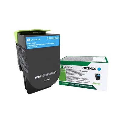 Foto principale Toner Lexmark 71B2HC0 originale CIANO