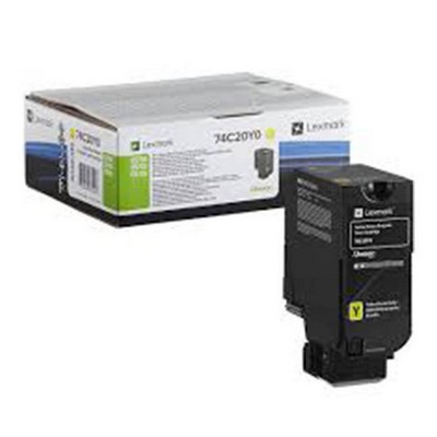 Foto principale Toner originale Lexmark 74C20Y0 GIALLO