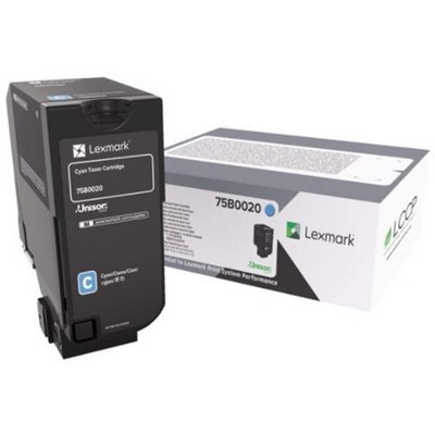 Foto principale Toner originale Lexmark 75B0020 CIANO