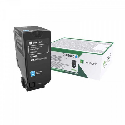 Foto principale Toner Lexmark 75B20C0 originale CIANO