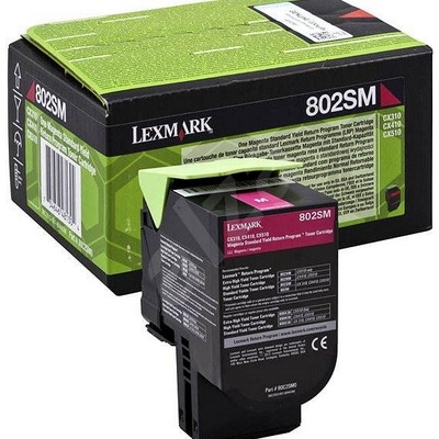 Foto principale Toner Lexmark 80C2SM0 originale MAGENTA