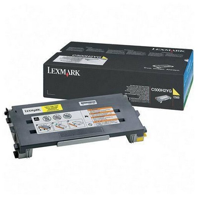 Foto principale Toner originale Lexmark C500H2YG GIALLO