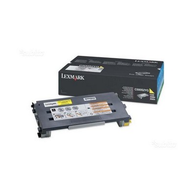 Foto principale Toner originale Lexmark C500S2YG GIALLO