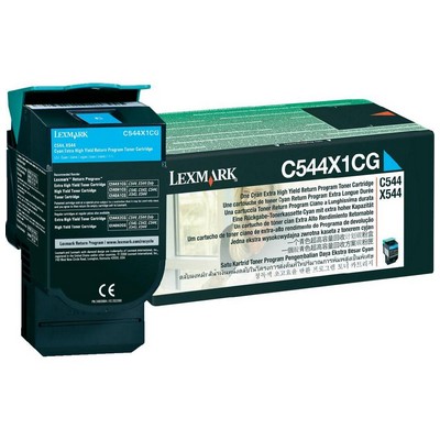 Foto principale Toner originale Lexmark C544X1CG CIANO