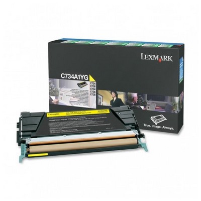 Foto principale Toner originale Lexmark C734A1YG GIALLO