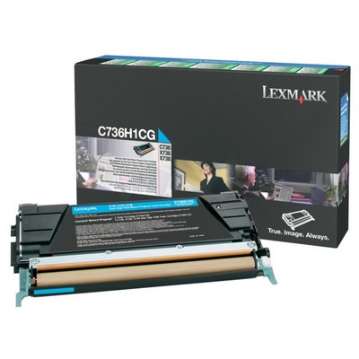 Foto principale Toner Lexmark C736H1CG originale CIANO