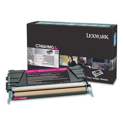 Foto principale Toner Lexmark C746A1MG originale MAGENTA