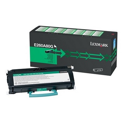 Foto principale Toner originale Lexmark E260A80G NERO