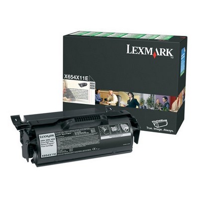 Foto principale Toner originale Lexmark X654X11E NERO