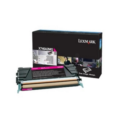 Foto principale Toner Lexmark X746A3MG originale MAGENTA