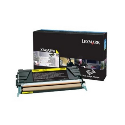 Foto principale Toner Lexmark X746A3YG originale GIALLO