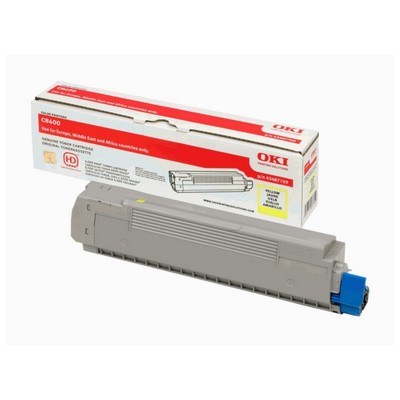 Foto principale Toner Oki 43487709 originale GIALLO