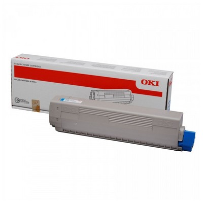 Foto principale Toner Oki 44844615 originale CIANO